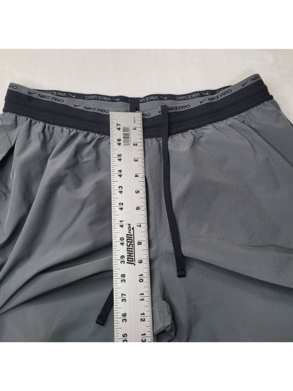 Nike Pro Dri-Fit Men's Gray Training Shorts Size XL - Picture 4 of 6